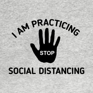 Social distancing back print T-Shirt